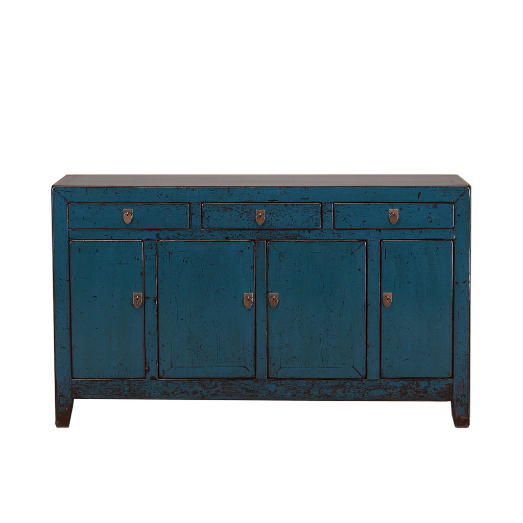 Blue Vintage Cabinet from Dongbei