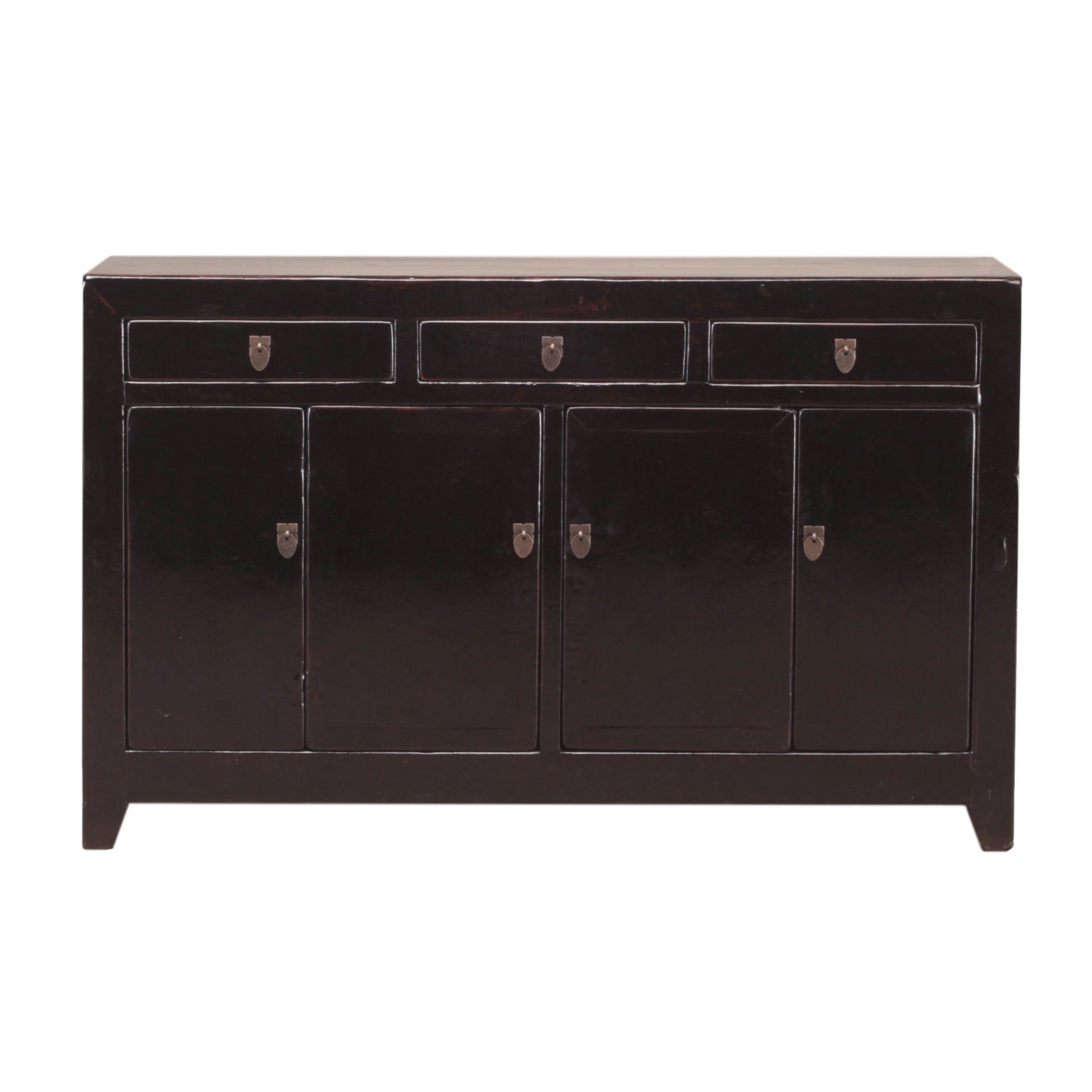 Vintage black cabinet from Dongbei