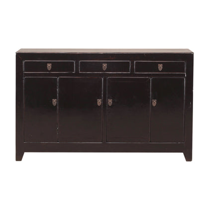 Vintage black cabinet from Dongbei