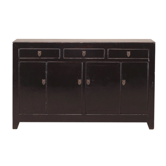 Vintage black cabinet from Dongbei
