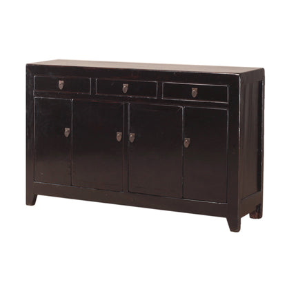 Vintage black cabinet from Dongbei
