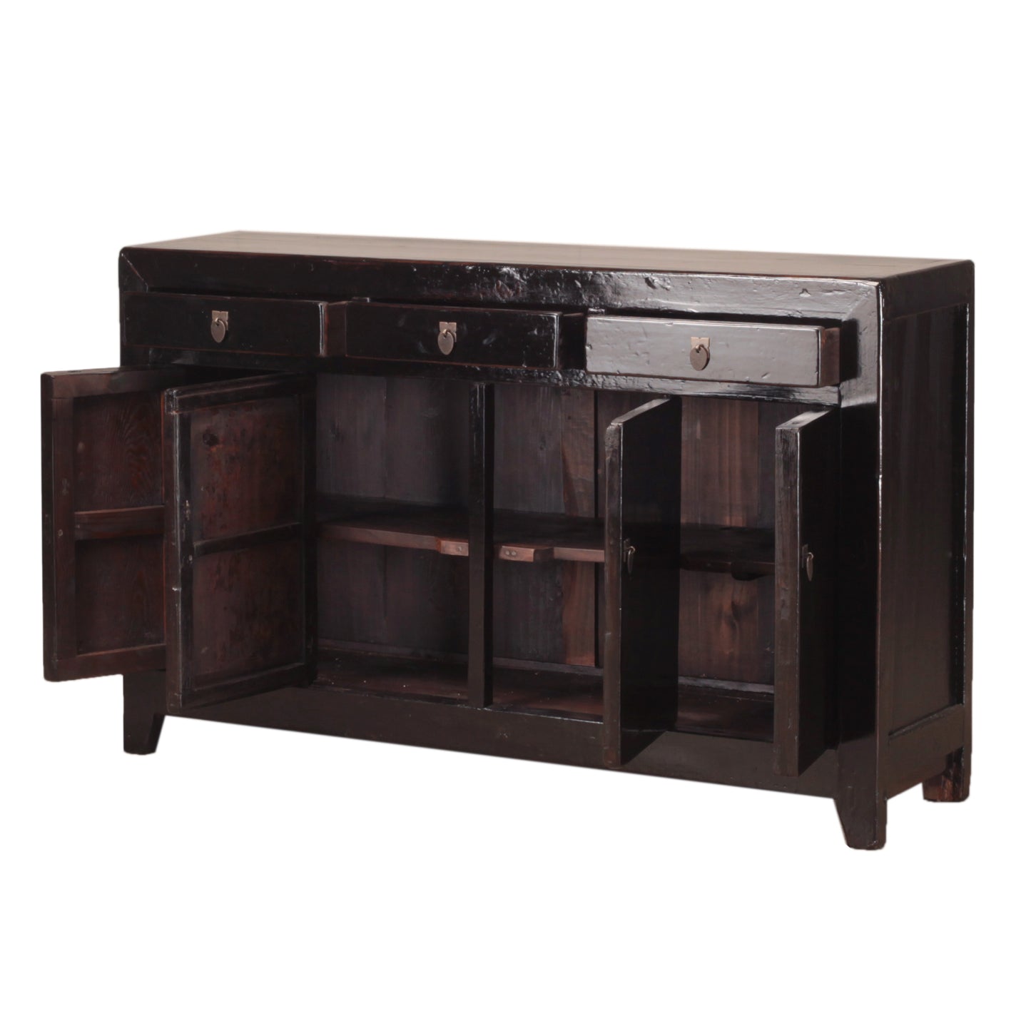 Vintage black cabinet from Dongbei