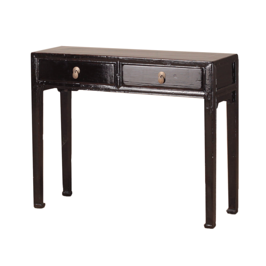 Vintage Chinese Desk Black from Shandong