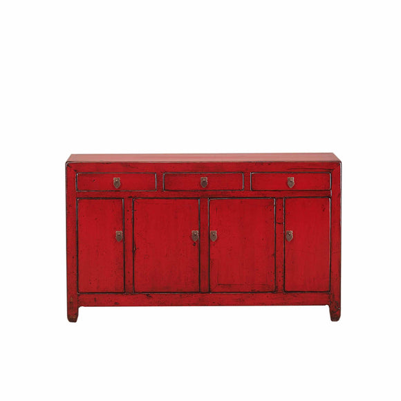 Chinese_furniture red Dongbei sideboard side view 