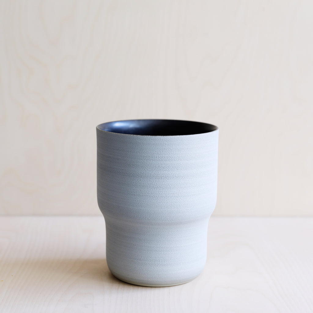 White Textured Vase
