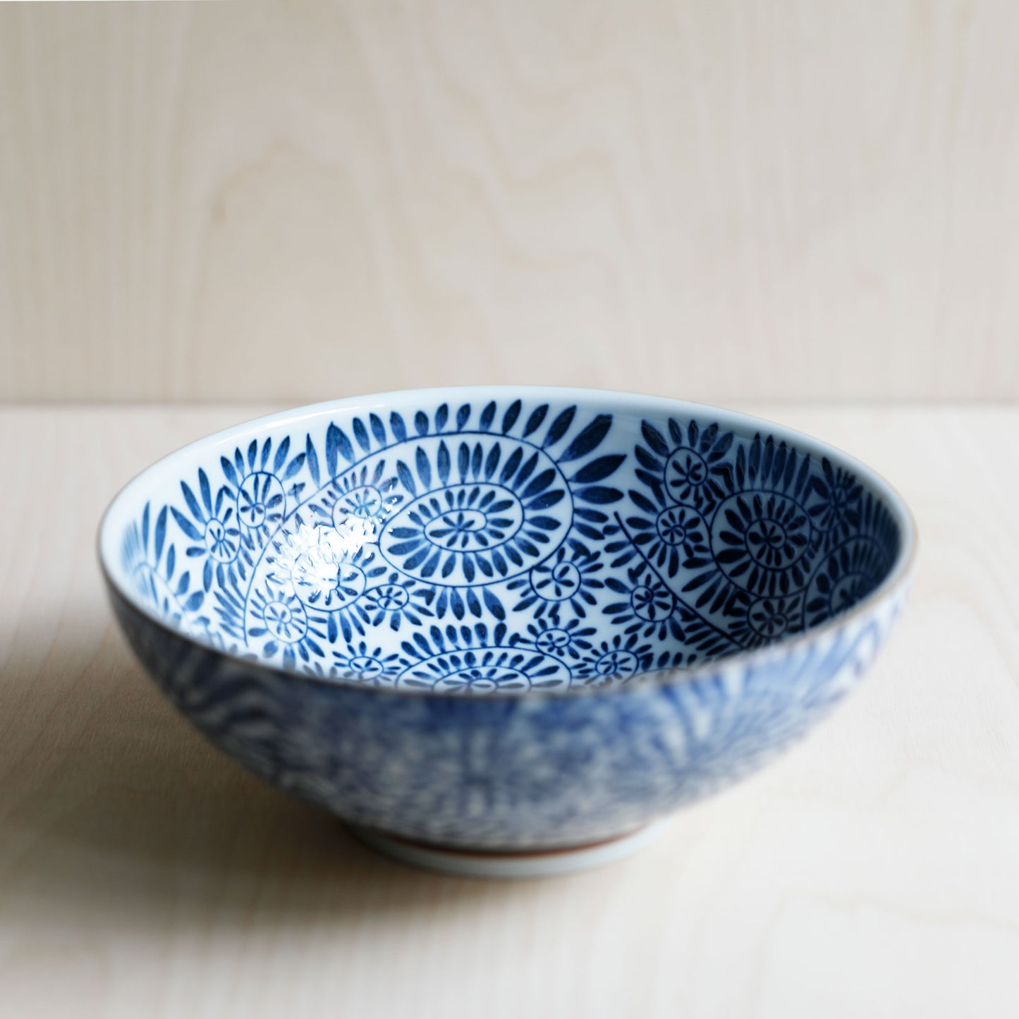 Arabesque Pattern Ceramic Salad Bowl
