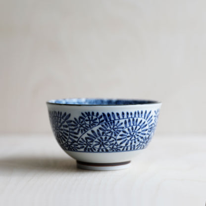 Arabesque Pattern Ceramic Rice Bowl
