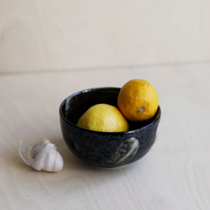 Japanese Arahakeme Glaze Soup Bowl