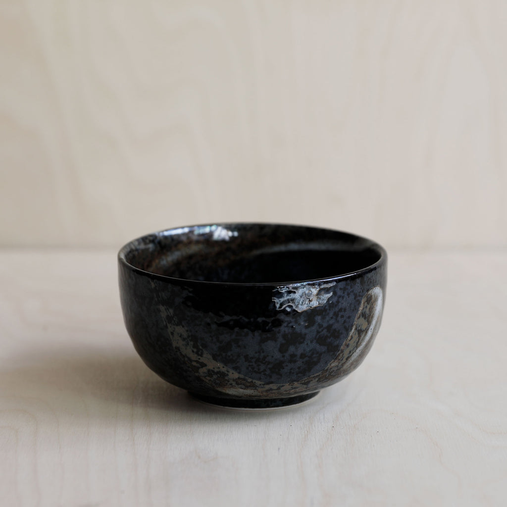 Japanese Arahakeme Glaze Soup Bowl