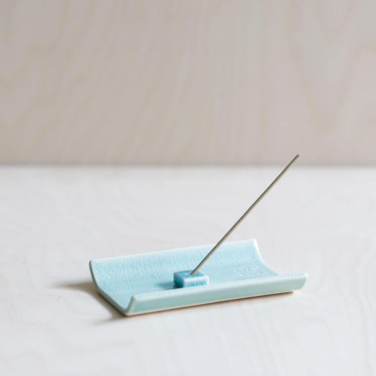 Yukari Incense Burner - Celadon Blue