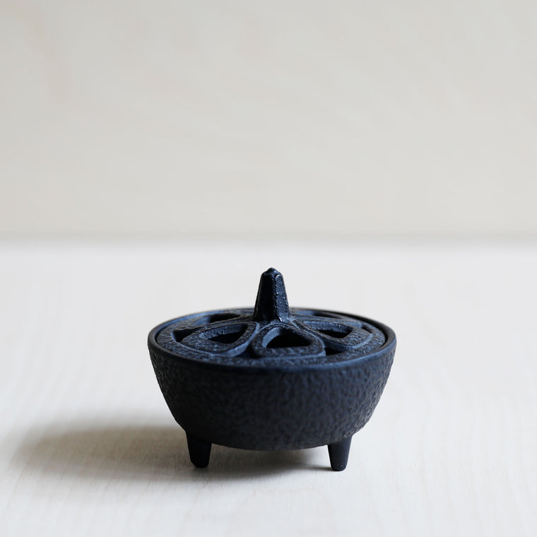 Cast Iron Incense Burner with lid