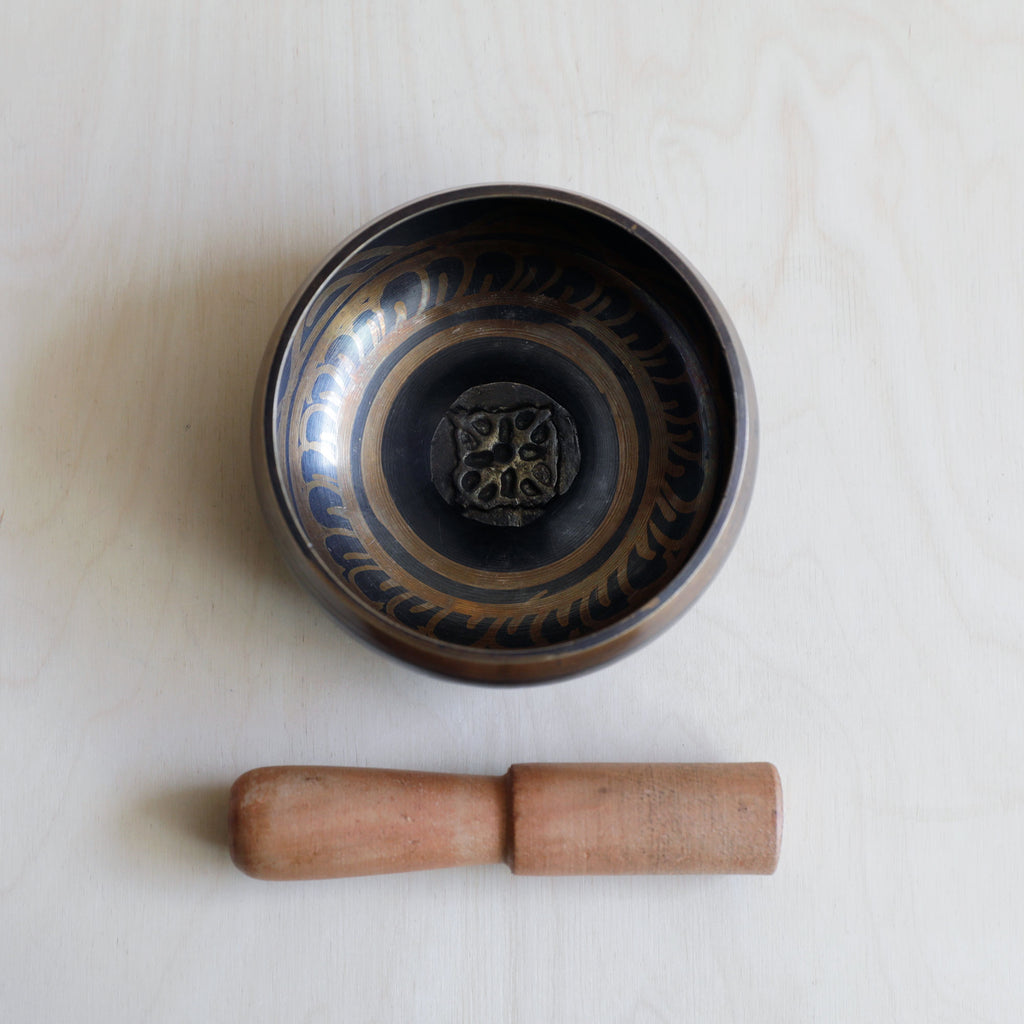 Tibetan Brass Singing Bowl Medium