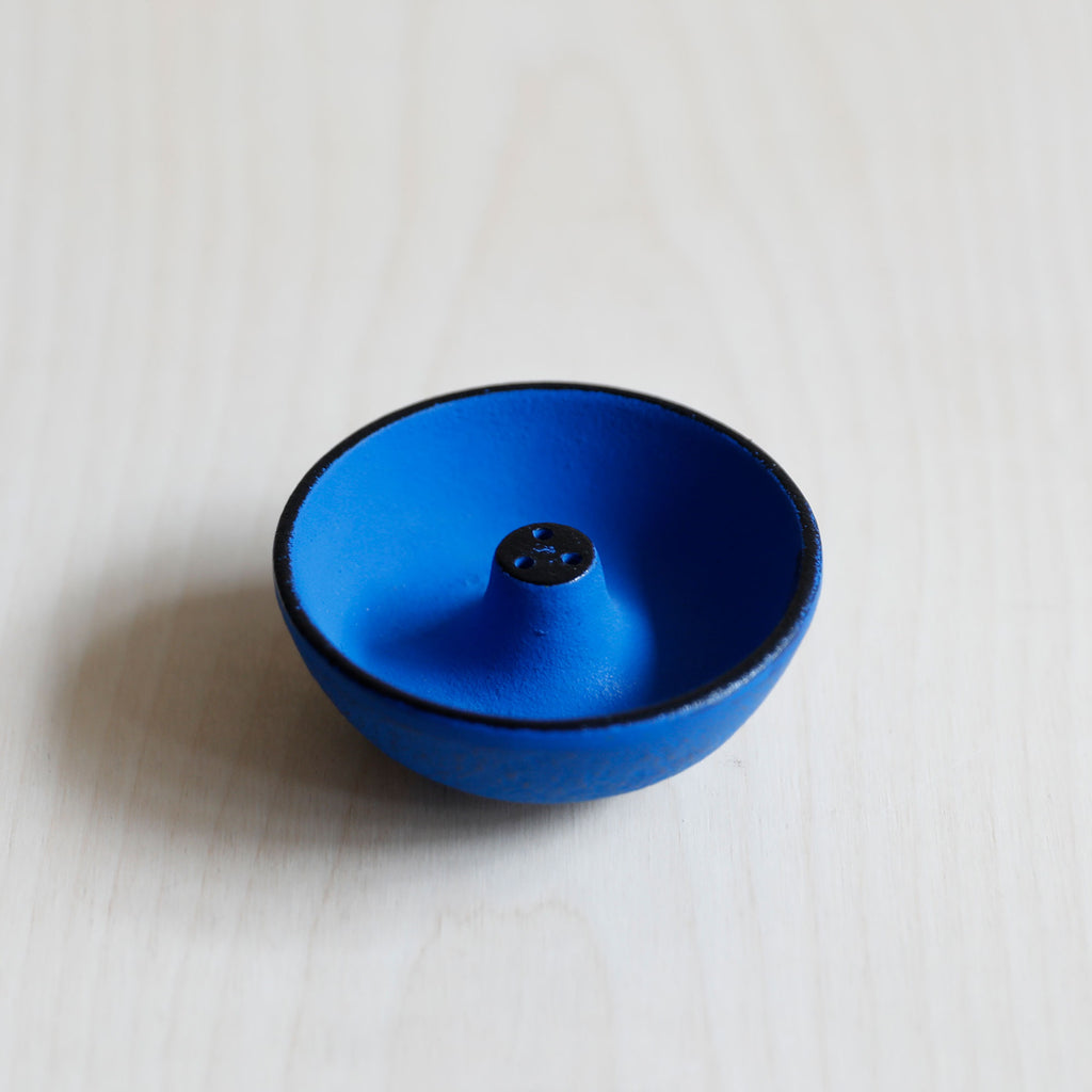 Iwachu Cast Iron Incense Burner - Blue