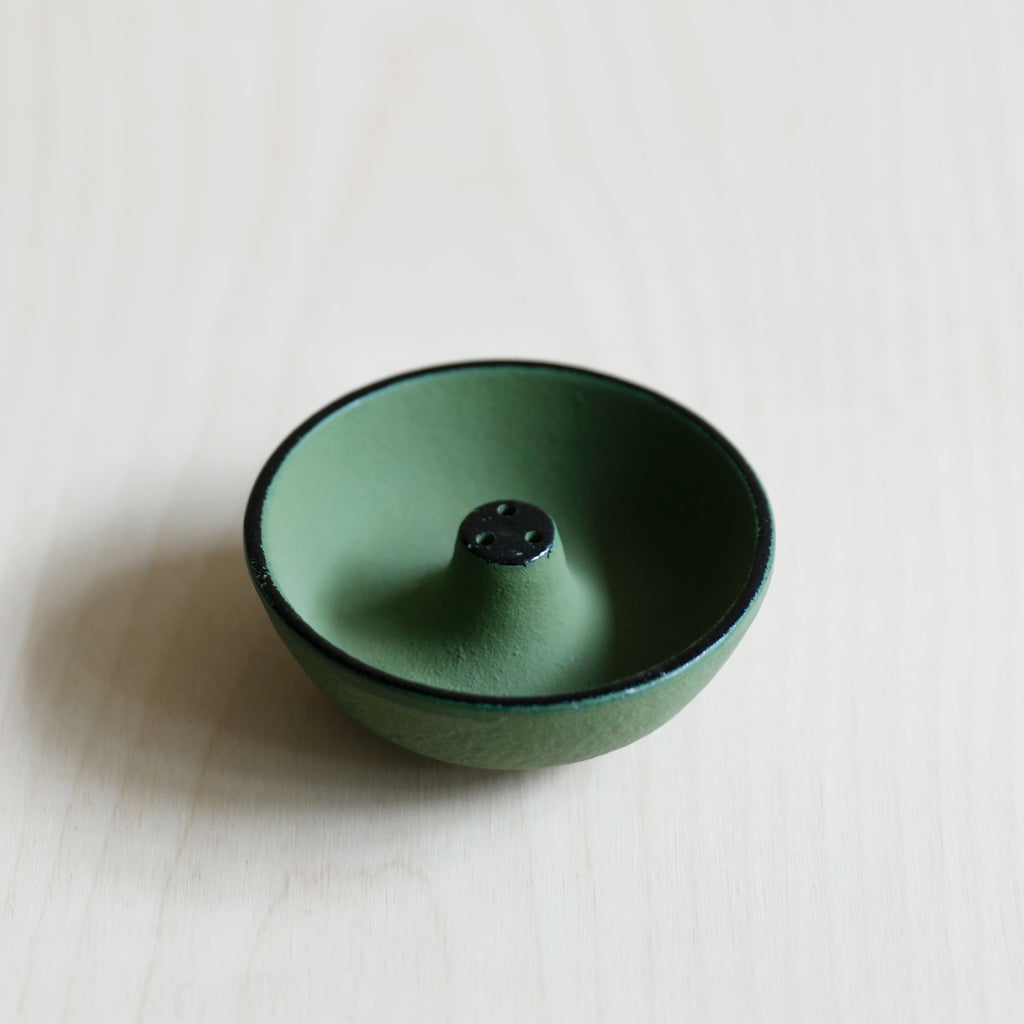 Iwachu Cast Iron Incense Burner - Green