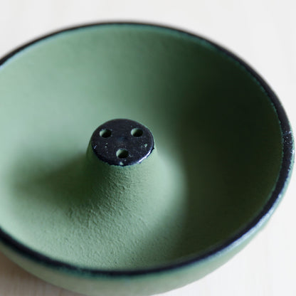 Iwachu Cast Iron Incense Burner - Green