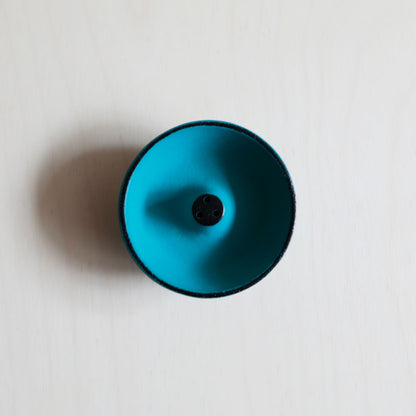 Iwachu Cast Iron Incense Burner - Fountain Turquoise