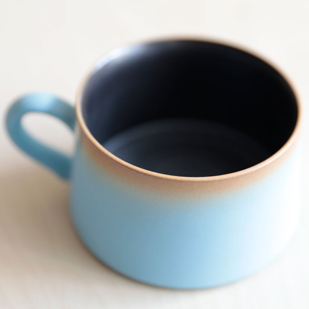 Porcelain Lake Glaze Coffee Mug from Jingdezhen