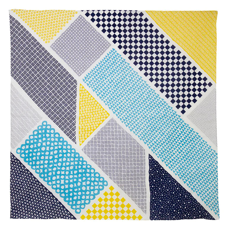 French Linen Furoshiki Cloth - Patterns