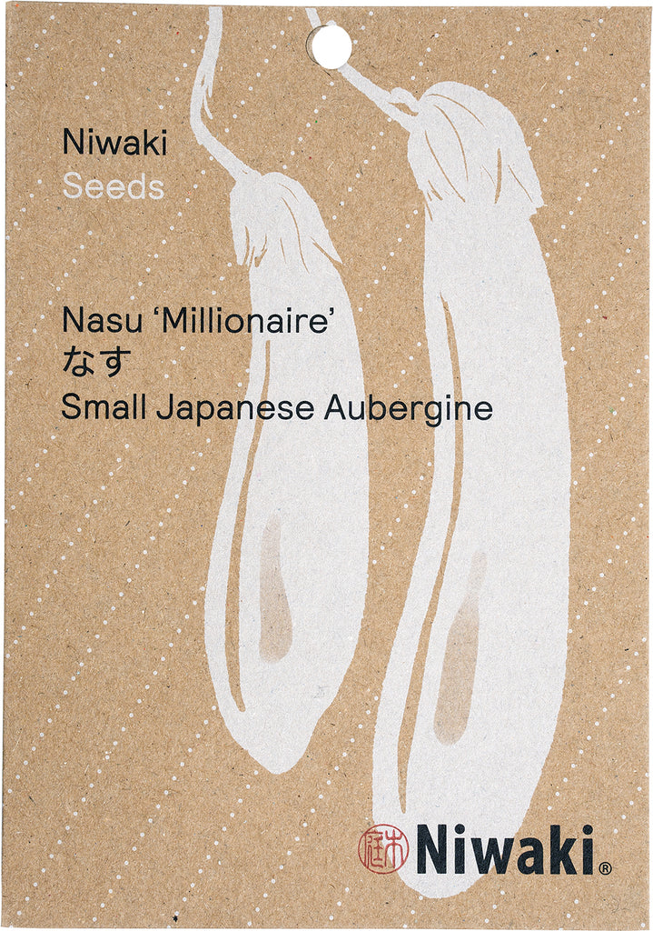 Nasu ‘Millionaire’ Seeds Small Japanese Aubergine