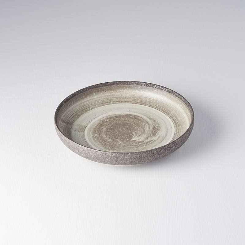 Ninrin Plate with High Rim