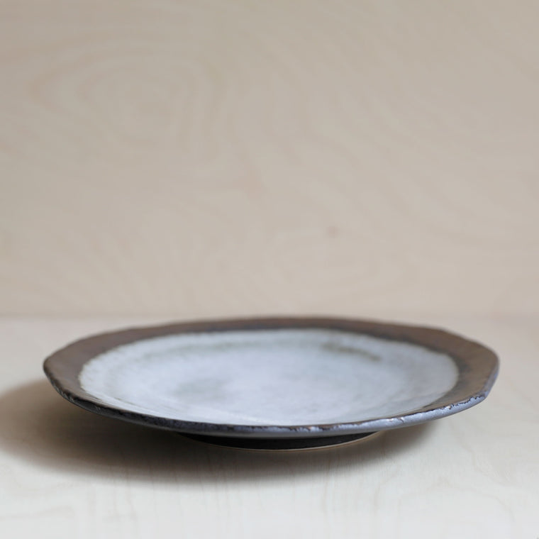 Oyster Glaze Plate Round